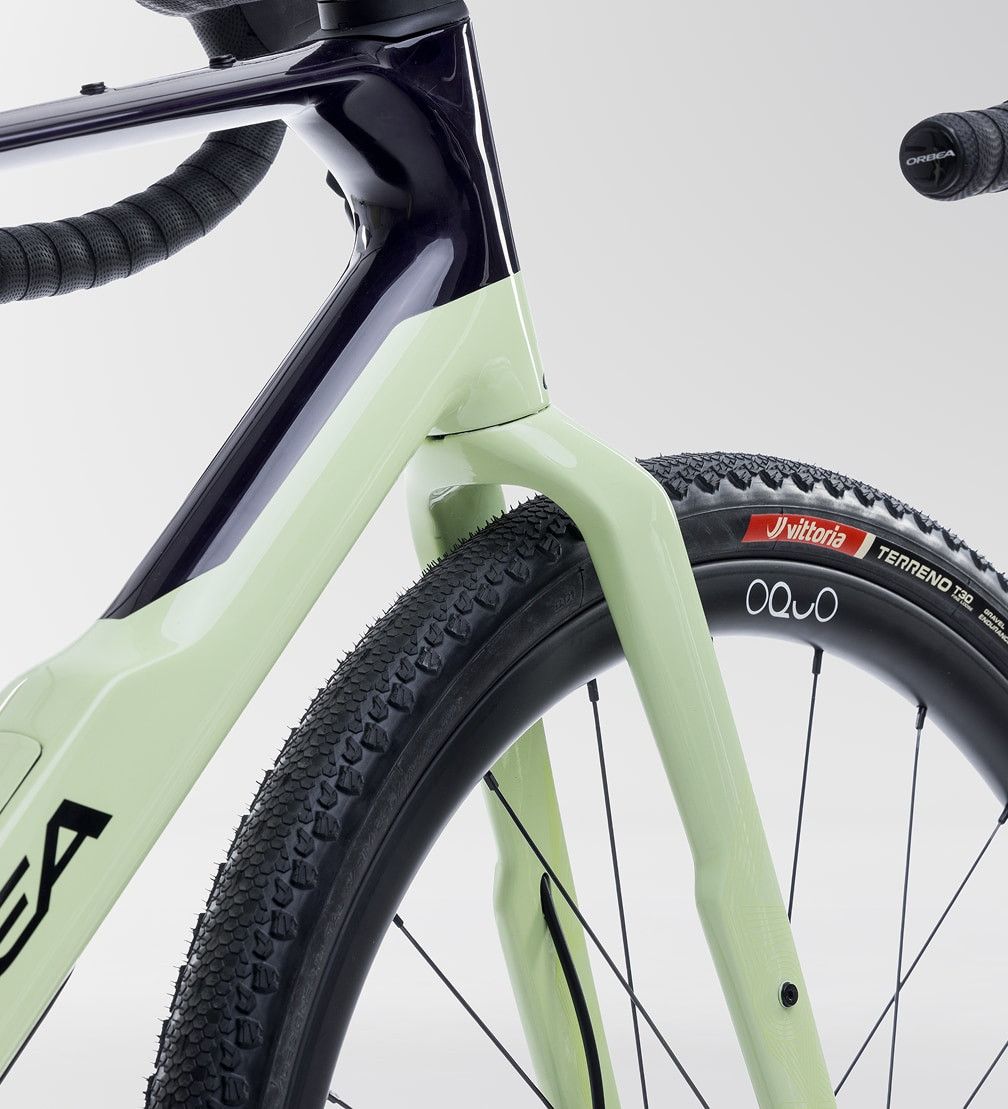 Vélo de Gravel Orbea Terra M35TEAM Shimano GRX 12V 700 mm Vert Acid Gum Violet Fantasy Carbon View 2026
