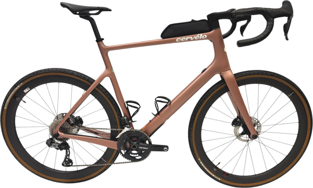 Gravel Bike Cervelo Aspero 5 Shimano GRX 815 Di2 11V Five Rose 2024 T.61 192/200cm - Produit Reconditionné