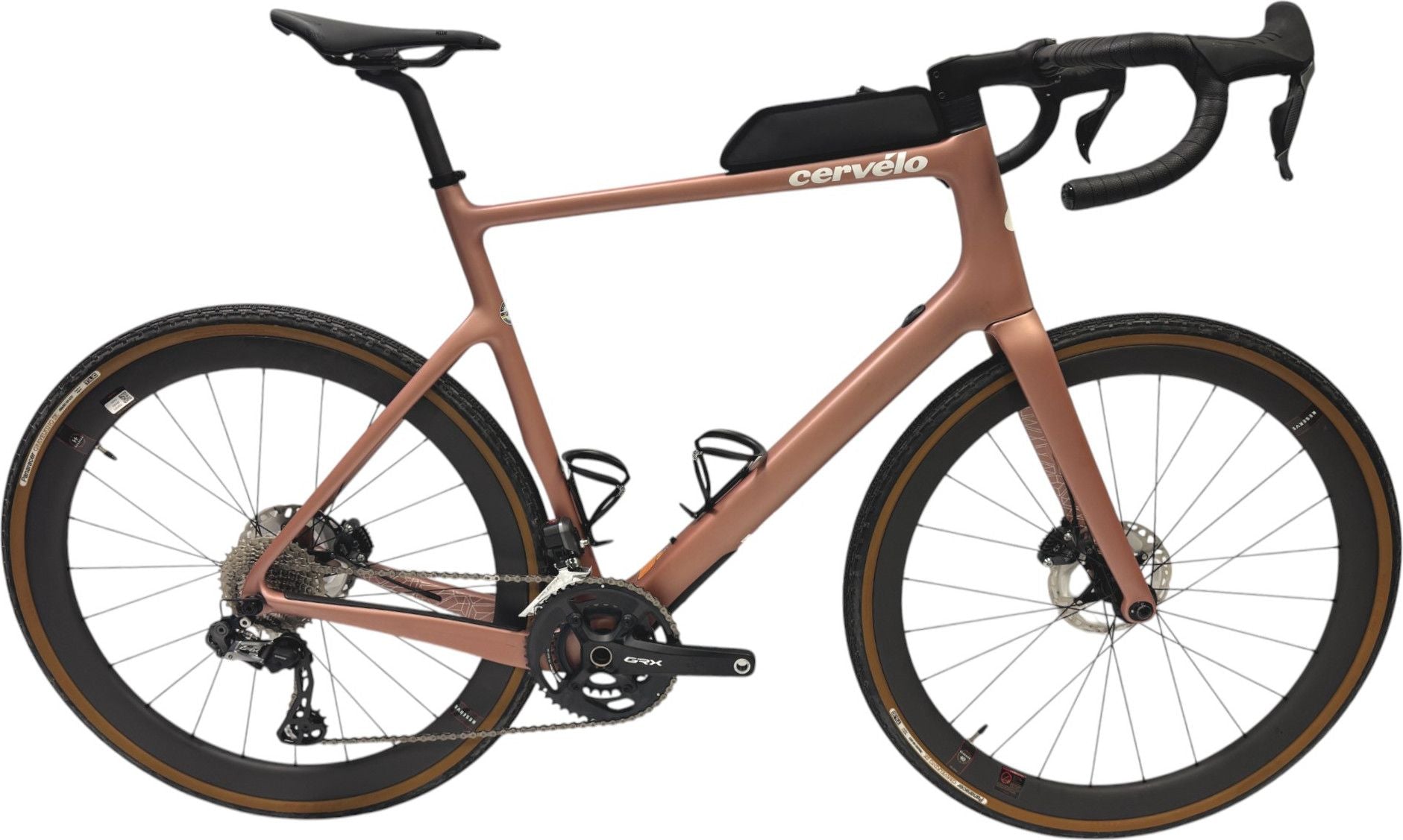 Gravel Bike Cervelo Aspero 5 Shimano GRX 815 Di2 11V Five Rose 2024 T.61 192/200cm - Produit Reconditionné