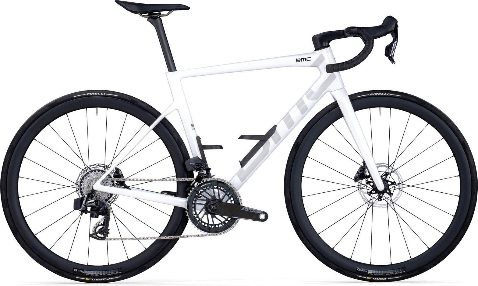 Vélo de Route BMC Teammachine SLR 01 Three Sram Force AXS 12V 700mm Blanc 2026