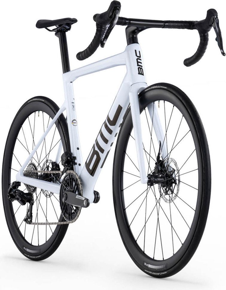 Vélo de Route BMC Teammachine SLR One Sram Force AXS 12V 700mm Blanc 2026