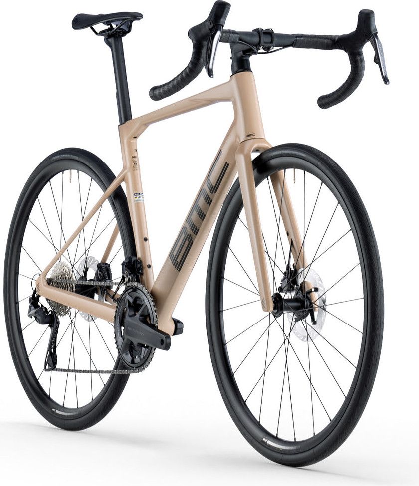 Vélo de Route BMC Roadmachine One Shimano Ultegra Di2 12V 700 mm Beige 2026