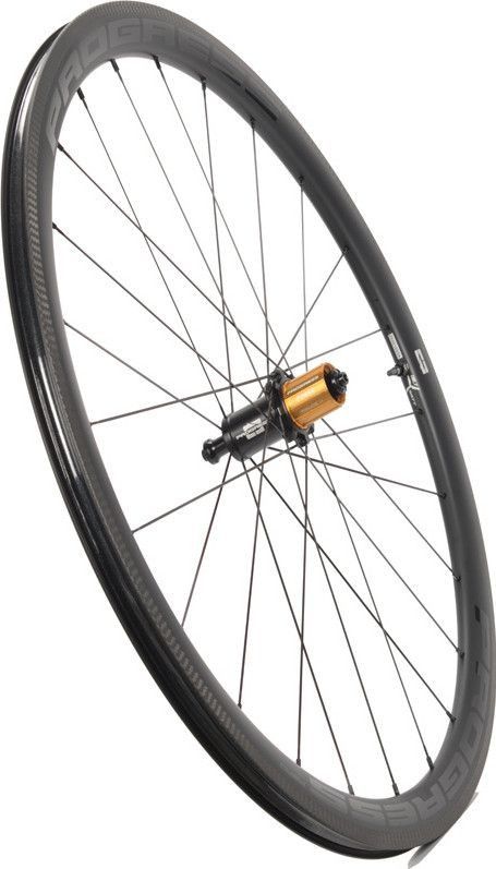 Paire de roues Progress Aero Noir | 9x100/9x130 mm | Patins | Shimano