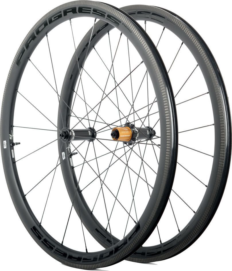 Paire de roues Progress Aero Noir | 9x100/9x130 mm | Patins | Campagnolo