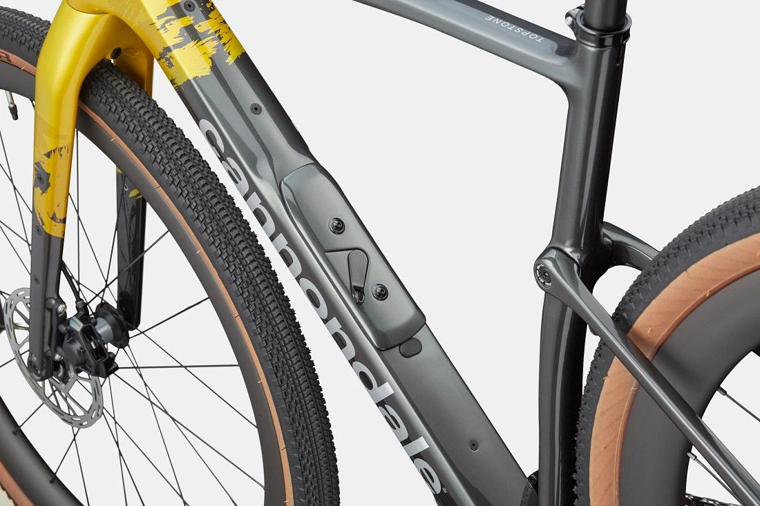 Vélo de Gravel Cannondale Topstone Carbon 1 Sram Rival AXS 13V 700 mm Jaune/Noir