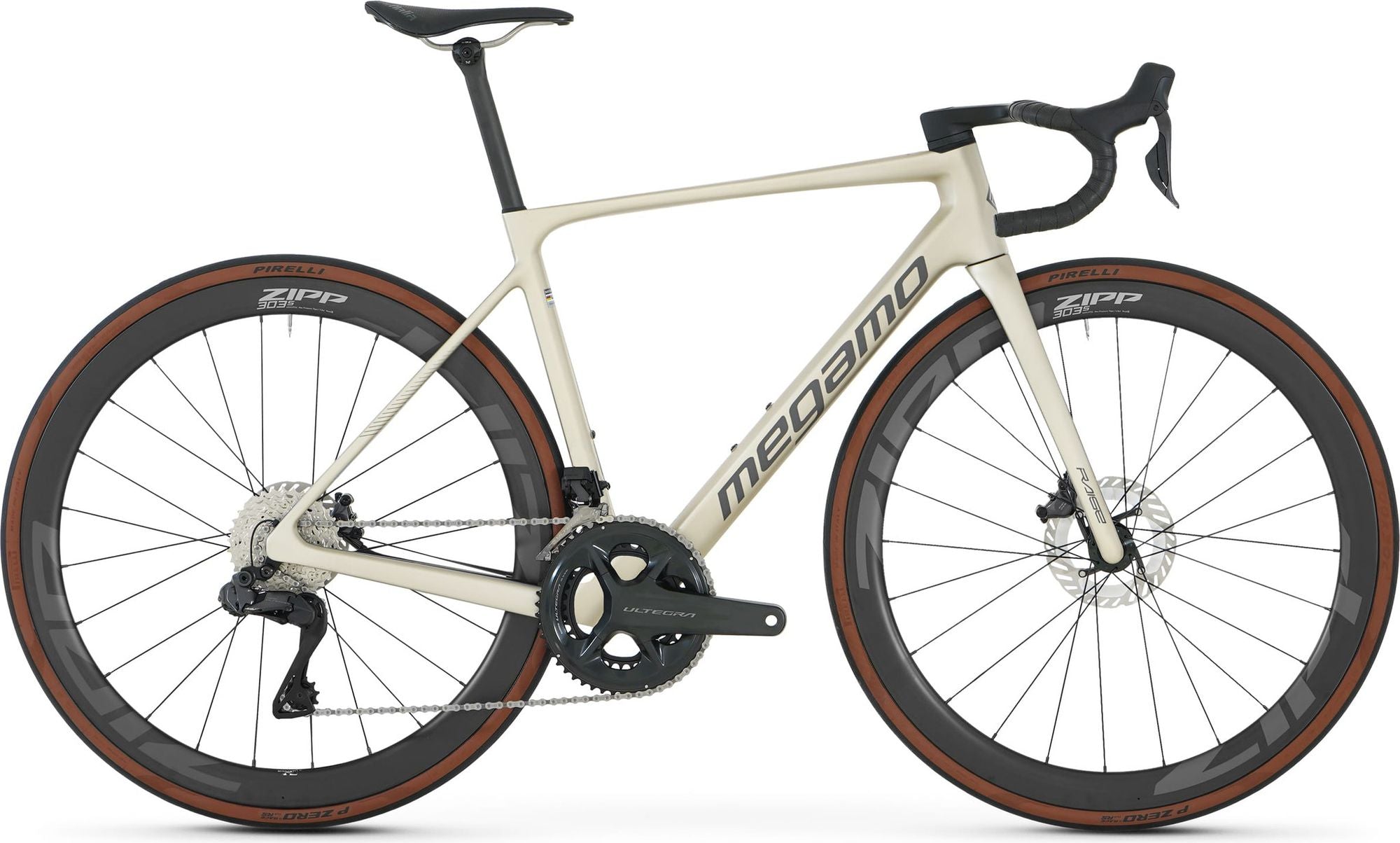 Vélo de Route Megamo Raise 05 CW Shimano Ultegra Di2 12V 700 mm Beige 2026