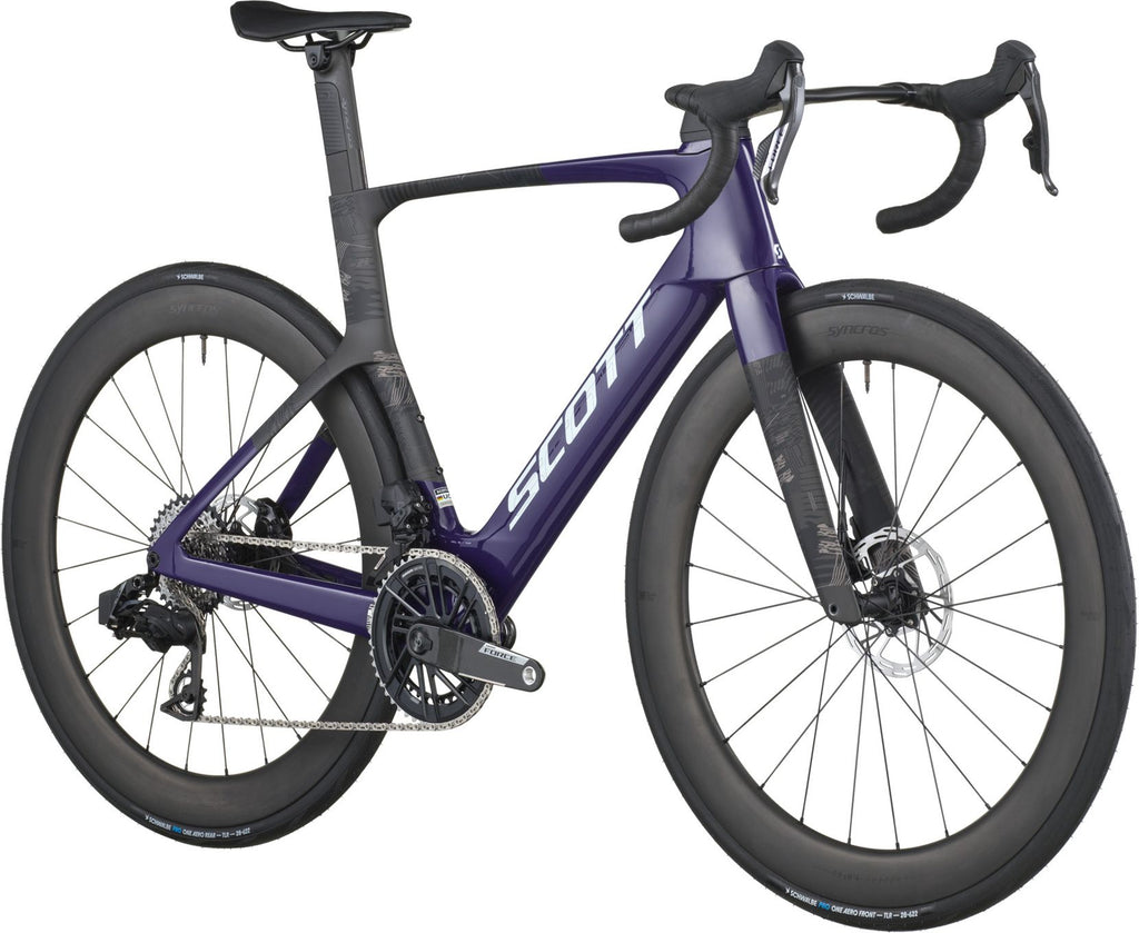 Vélo de Route Scott Foil RC Team Sram Force AXS 12V 700mm Violet/Noir 2026