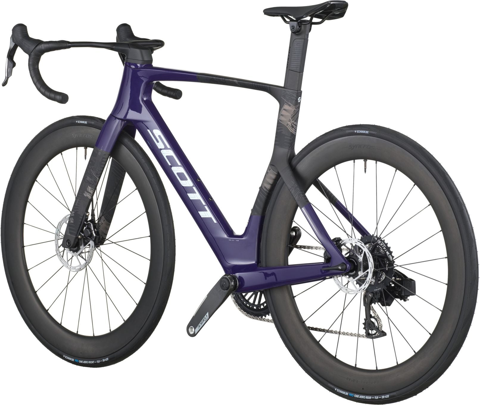 Vélo de Route Scott Foil RC Team Sram Force AXS 12V 700mm Violet/Noir 2026