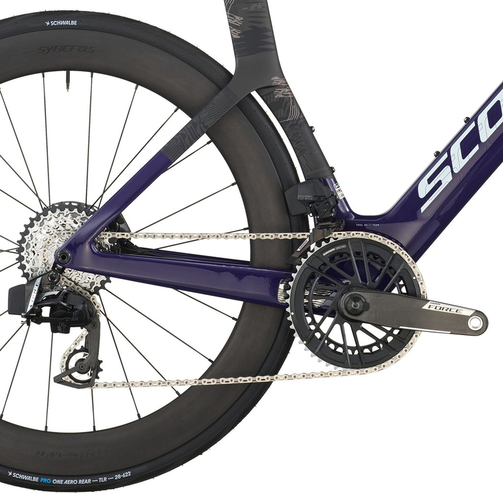 Vélo de Route Scott Foil RC Team Sram Force AXS 12V 700mm Violet/Noir 2026