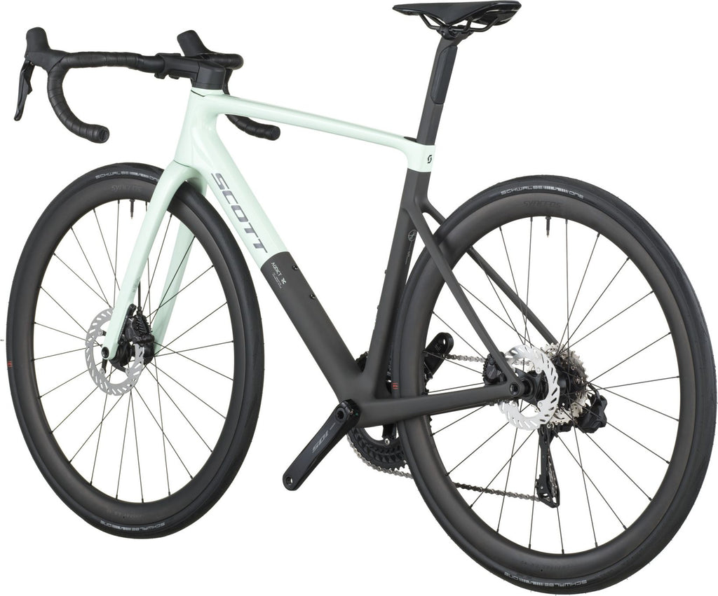 Vélo de Route Scott Addict RC 30 Shimano 105 Di2 12V 700 mm Vert/Noir 2026