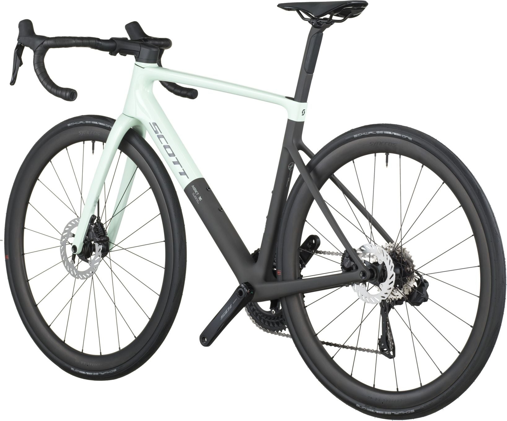 Vélo de Route Scott Addict RC 30 Shimano 105 Di2 12V 700 mm Vert/Noir 2026