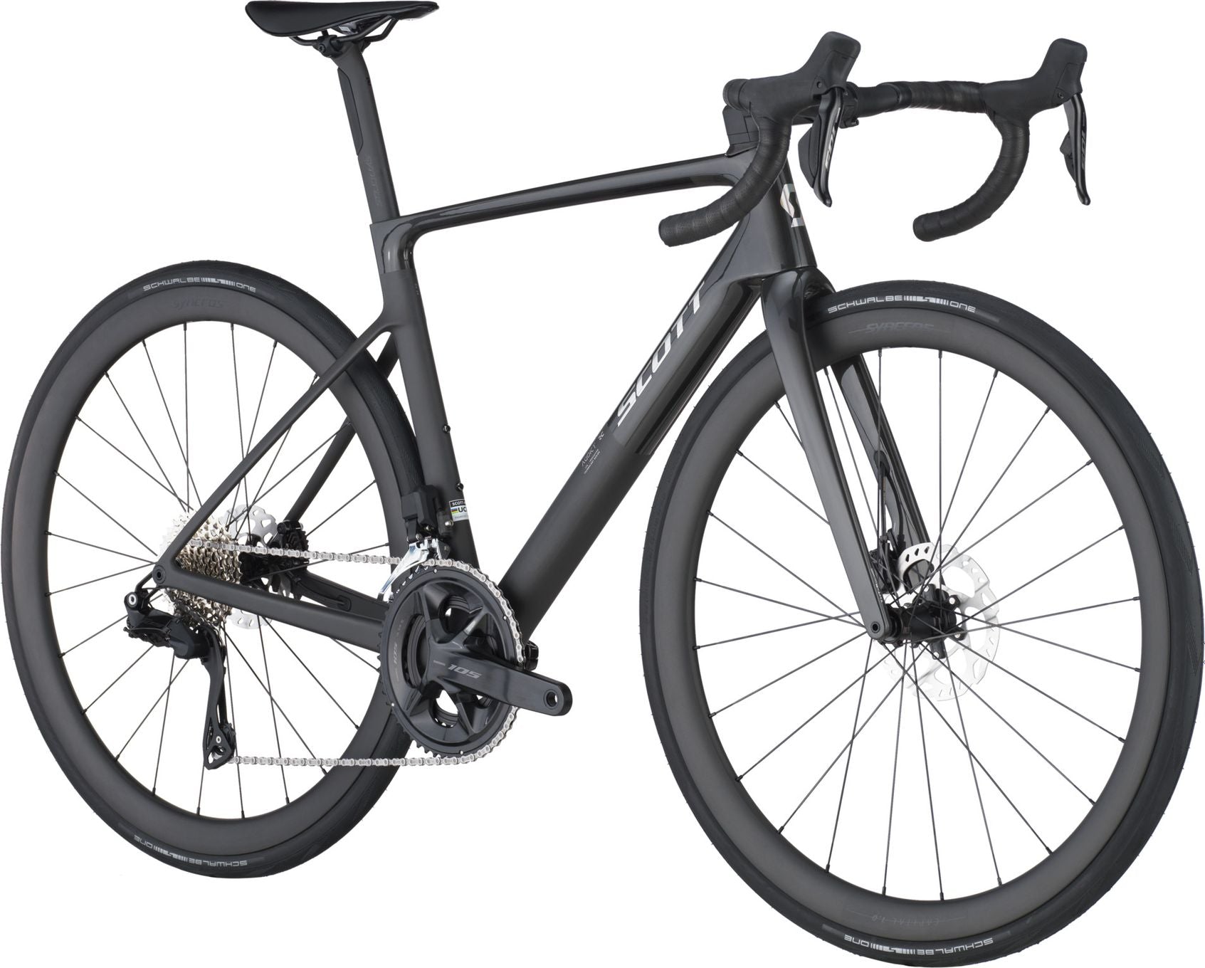 Vélo de Route Scott Addict RC 30 Shimano 105 Di2 12V 700 mm Noir 2026
