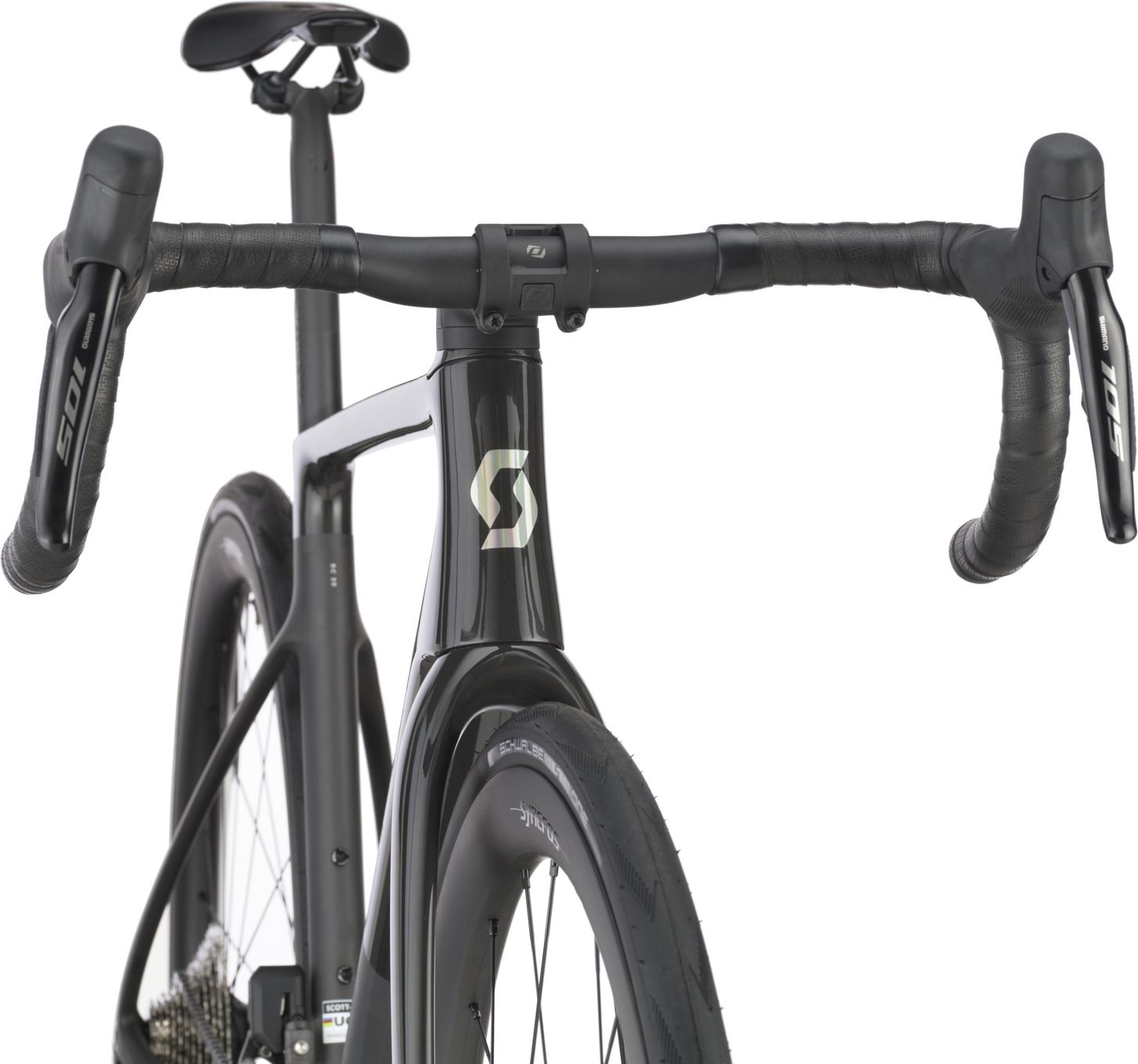 Vélo de Route Scott Addict RC 30 Shimano 105 Di2 12V 700 mm Noir 2026
