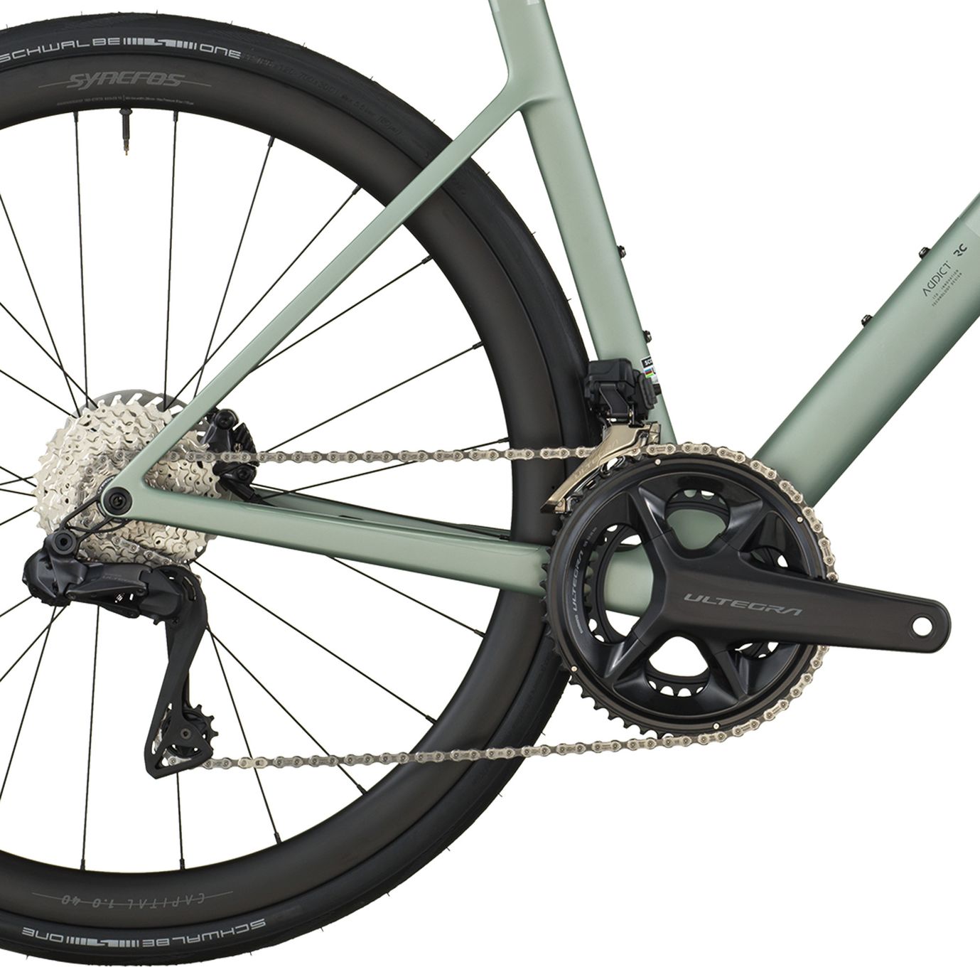 Vélo de Route Scott Addict RC 20 Shimano Ultegra Di2 12V 700 mm Vert 2026