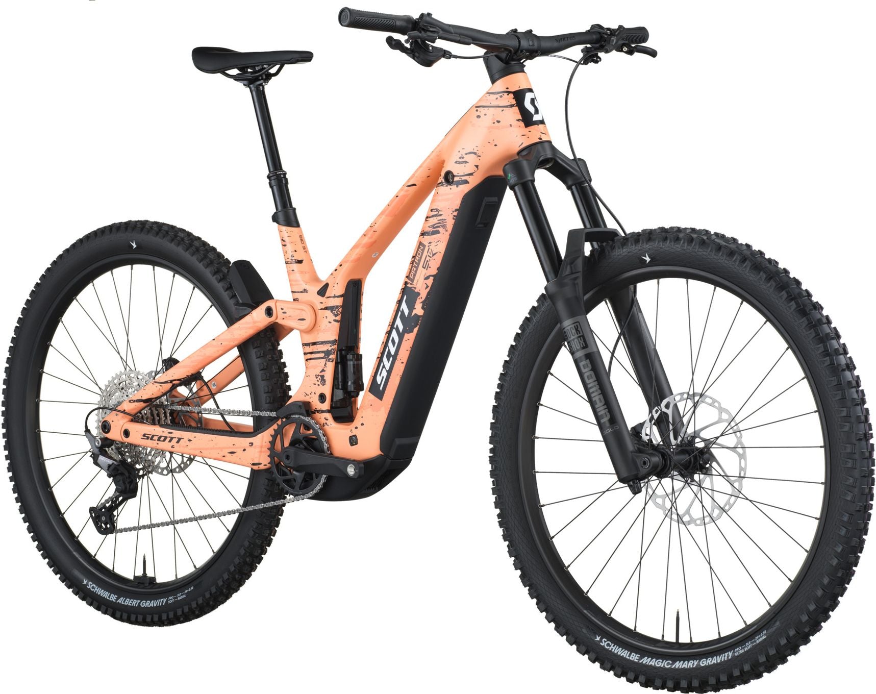 VTT Électrique Tout-Suspendu Scott Patron ST 910 12V 800Wh Bosch 100 Nm 29'' Rose 2026