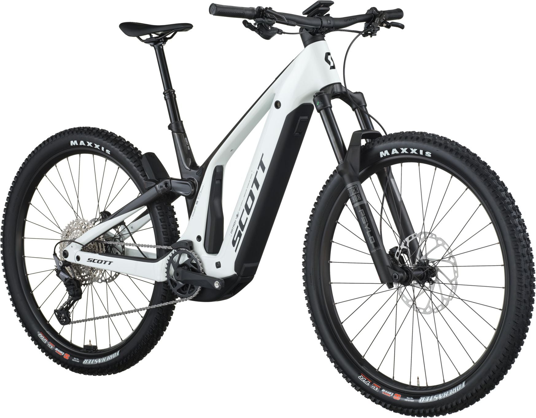 VTT Électrique Tout-Suspendu Scott Patron 920 12V 800Wh Bosch 120 Nm 29'' Blanc 2026