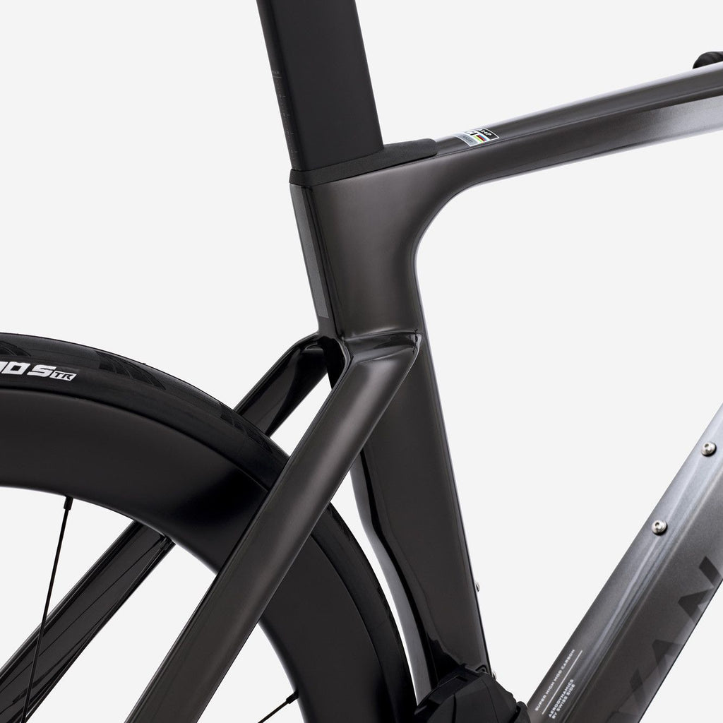Vélo de Route Van Rysel RCR-F Pro Sram Rival AXS 12V 700 mm Gris Lunaire 2025