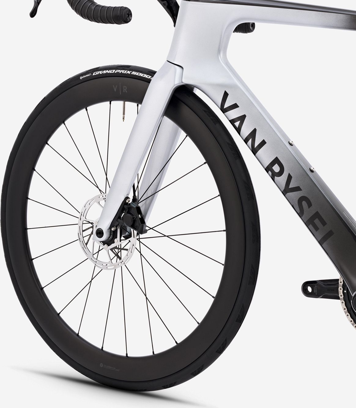 Vélo de Route Van Rysel RCR-F Pro Sram Rival AXS 12V 700 mm Gris Lunaire 2025