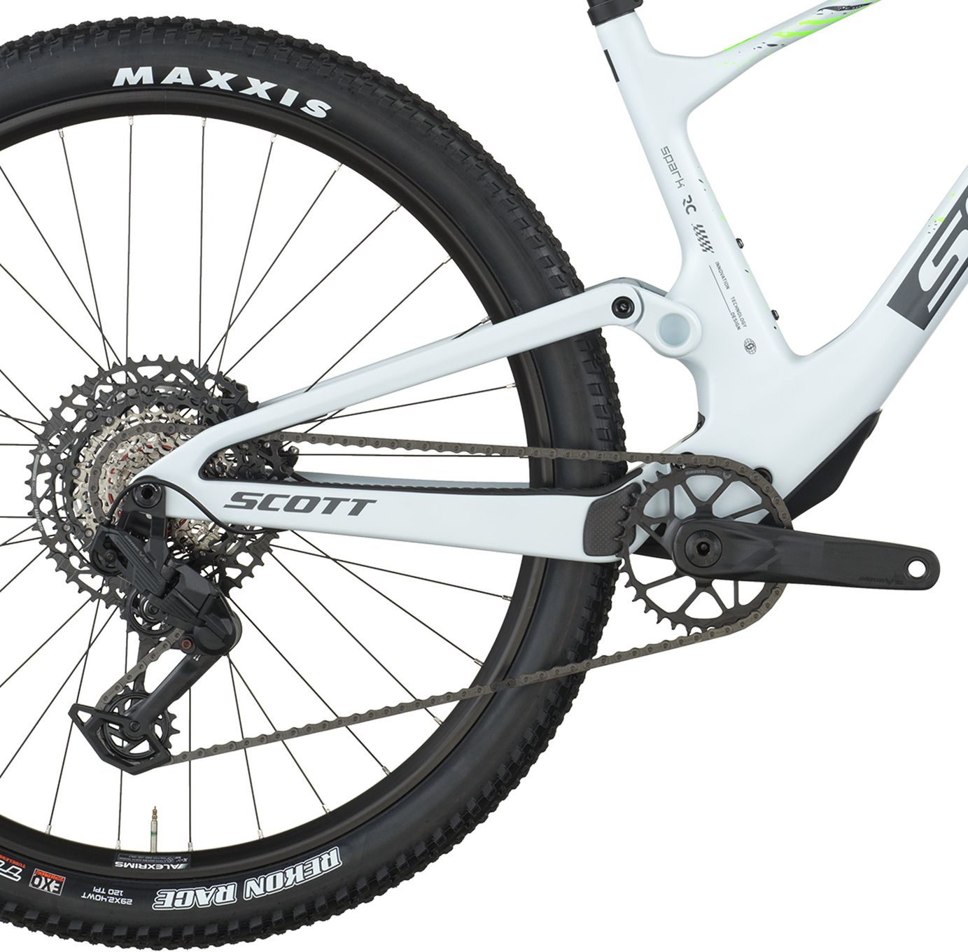 VTT Tout-Suspendu Scott Spark RC Comp Sram 12V 29'' Blanc 2026
