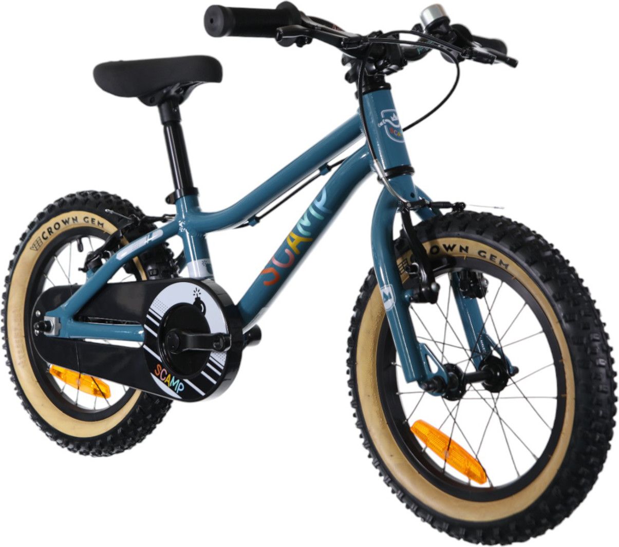 VTT Enfant Scamp SmallFox Single Speed 14'' Bleu Pétrole
