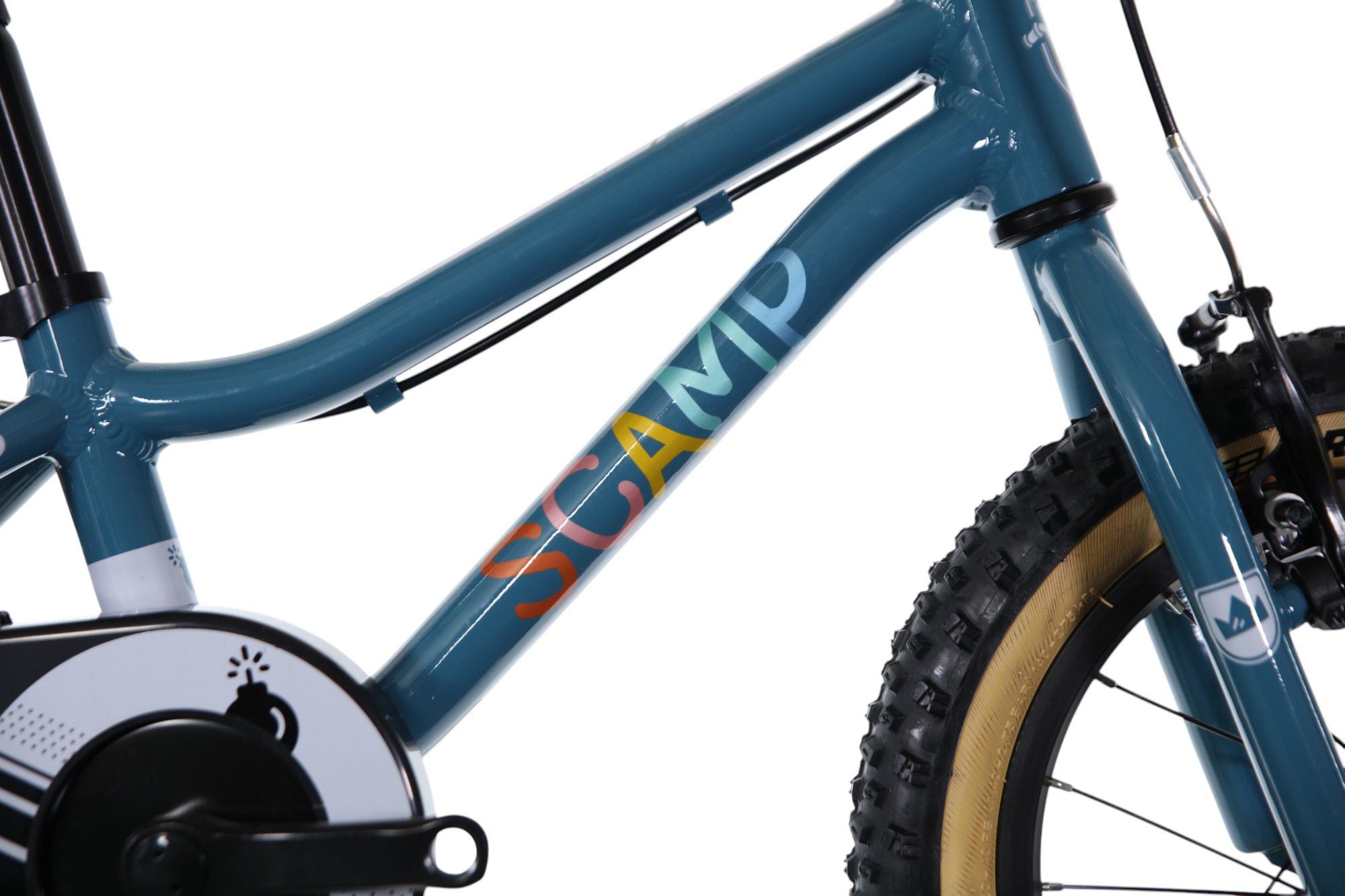 VTT Enfant Scamp SmallFox Single Speed 14'' Bleu Pétrole