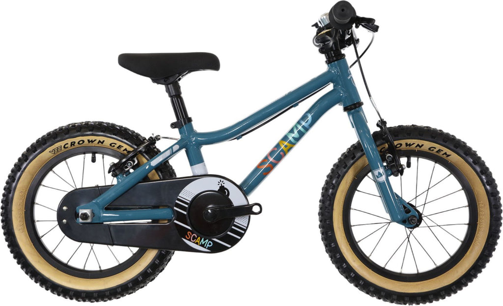 VTT Enfant Scamp SmallFox Single Speed 14'' Bleu Pétrole