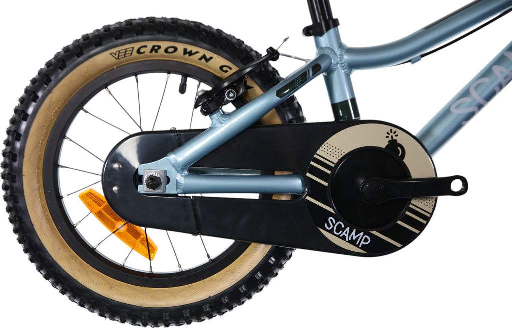 VTT Enfant Scamp SmallFox Single Speed 14'' Bleu Ciel Or