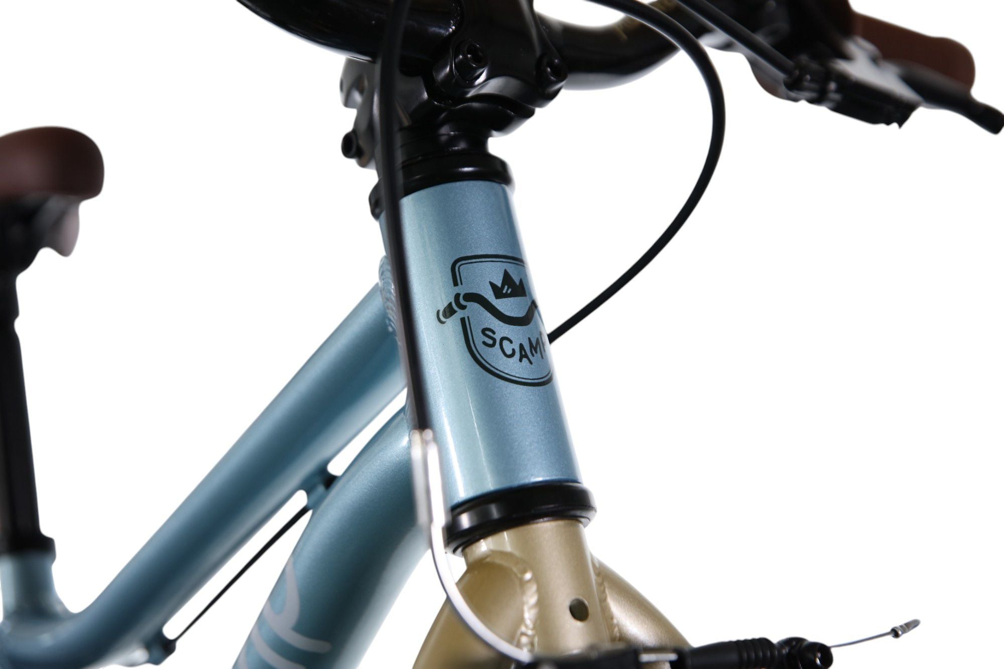 VTT Enfant Scamp SmallFox Single Speed 14'' Bleu Ciel Or