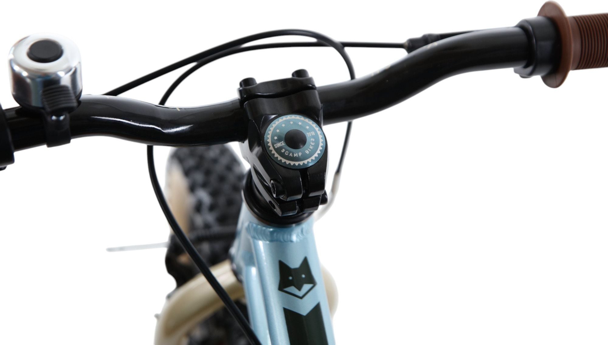 VTT Enfant Scamp SmallFox Single Speed 14'' Bleu Ciel Or