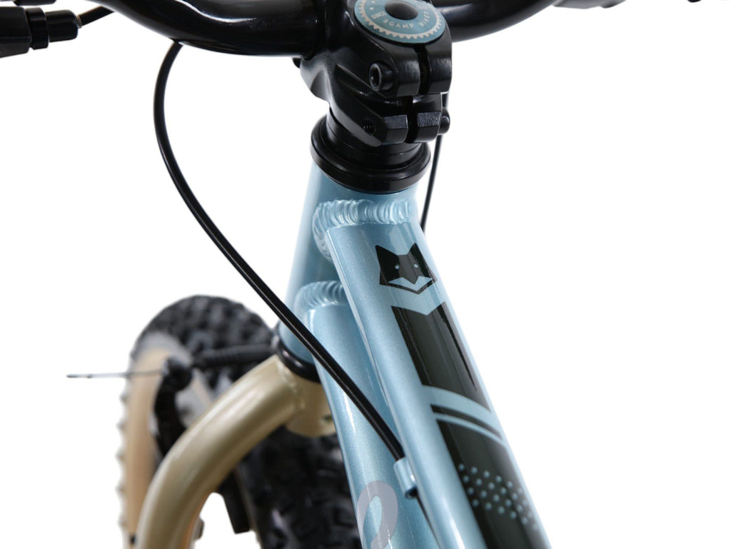 VTT Enfant Scamp SmallFox Single Speed 14'' Bleu Ciel Or