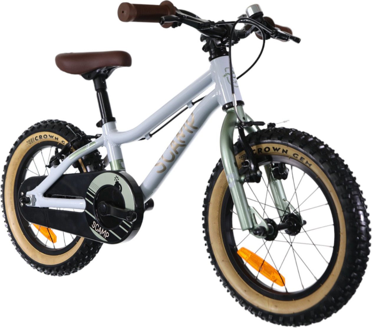 VTT Enfant Scamp SmallFox Single Speed 14'' Beige Vert Kaki