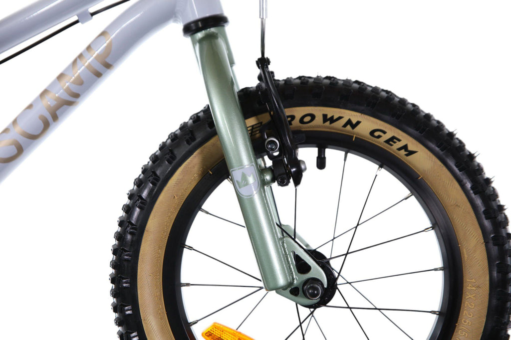 VTT Enfant Scamp SmallFox Single Speed 14'' Beige Vert Kaki