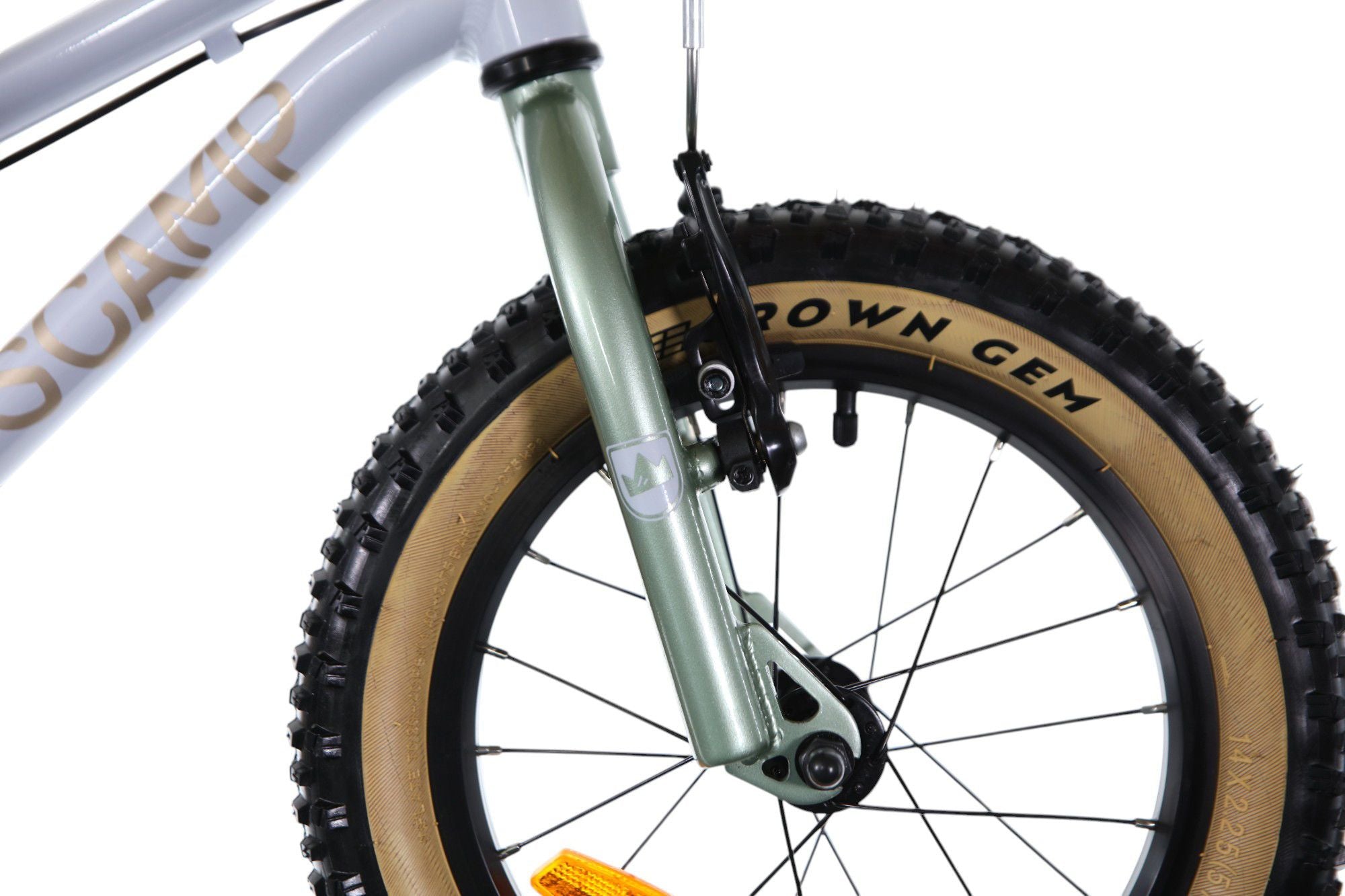 VTT Enfant Scamp SmallFox Single Speed 14'' Beige Vert Kaki