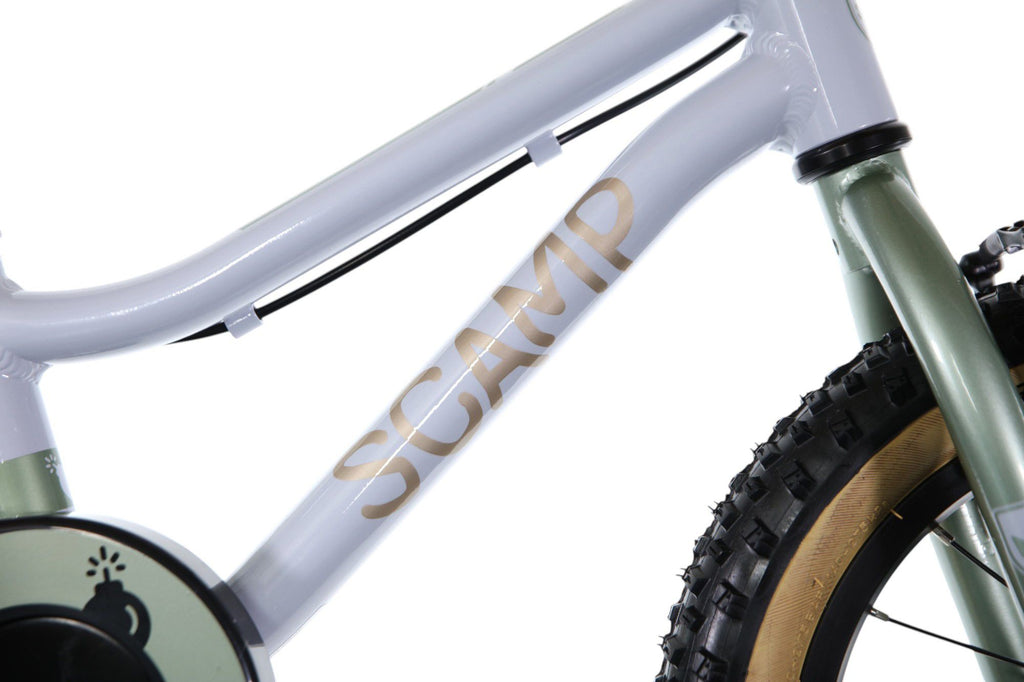 VTT Enfant Scamp SmallFox Single Speed 14'' Beige Vert Kaki