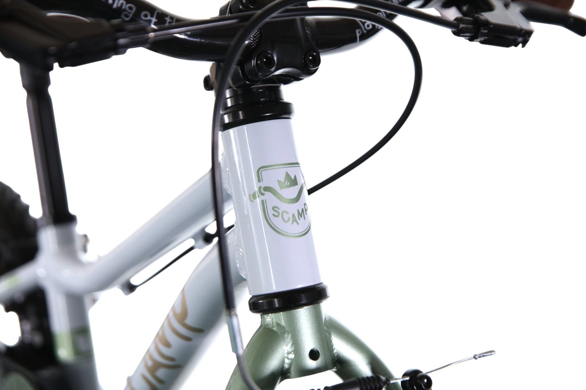 VTT Enfant Scamp SmallFox Single Speed 14'' Beige Vert Kaki