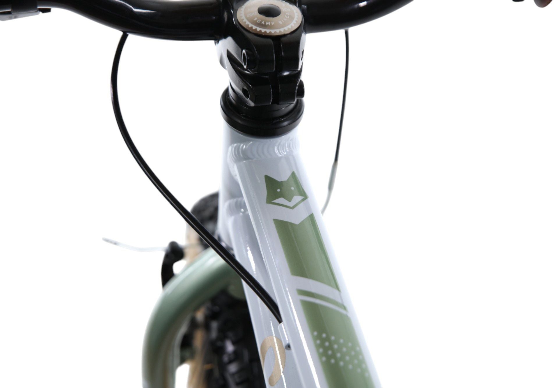 VTT Enfant Scamp SmallFox Single Speed 14'' Beige Vert Kaki