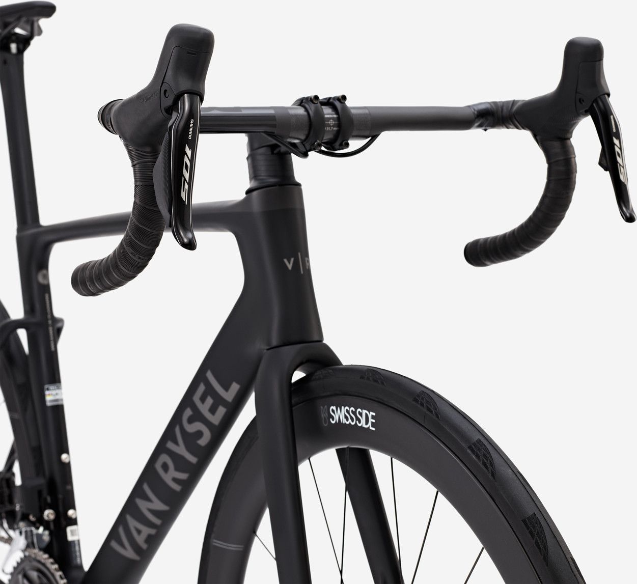 Vélo de Route Van Rysel RCR Shimano 105 Di2 12V 700 mm Noir