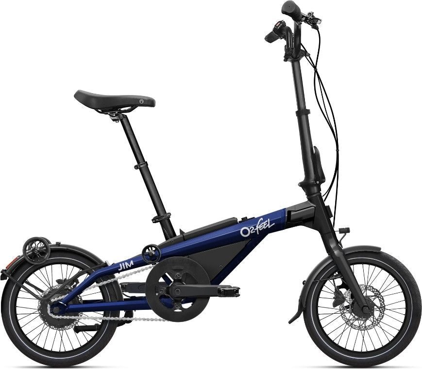 Vélo Pliant Électrique O2Feel Jim 6.1 269 Wh 16'' Bleu