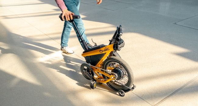 Vélo Pliant Électrique O2Feel Jim 6.1 269 Wh 16'' Or