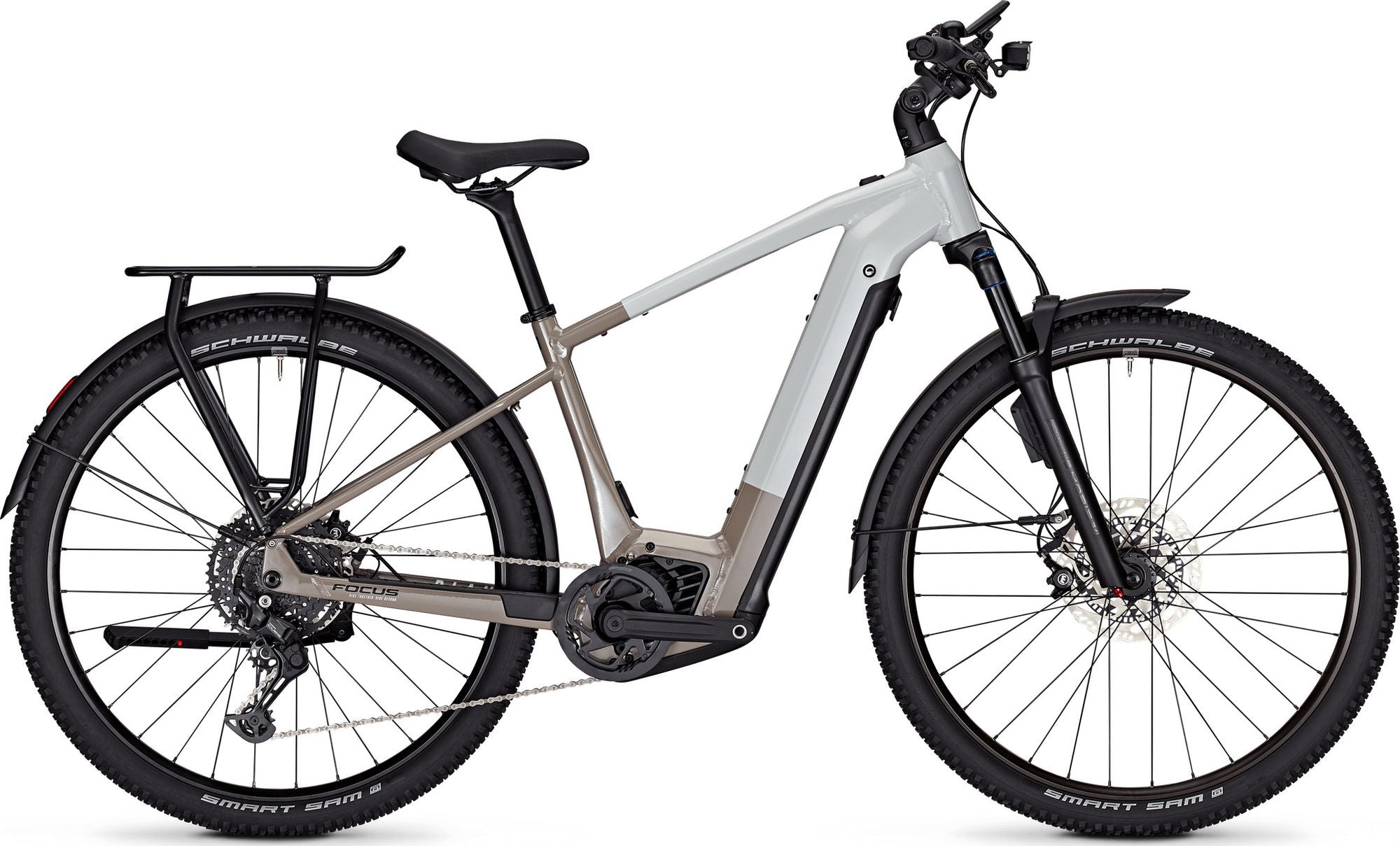 VTC Électrique Focus Planet² 6.8 ABS Shimano Cues 10V 625Wh 29'' Gris