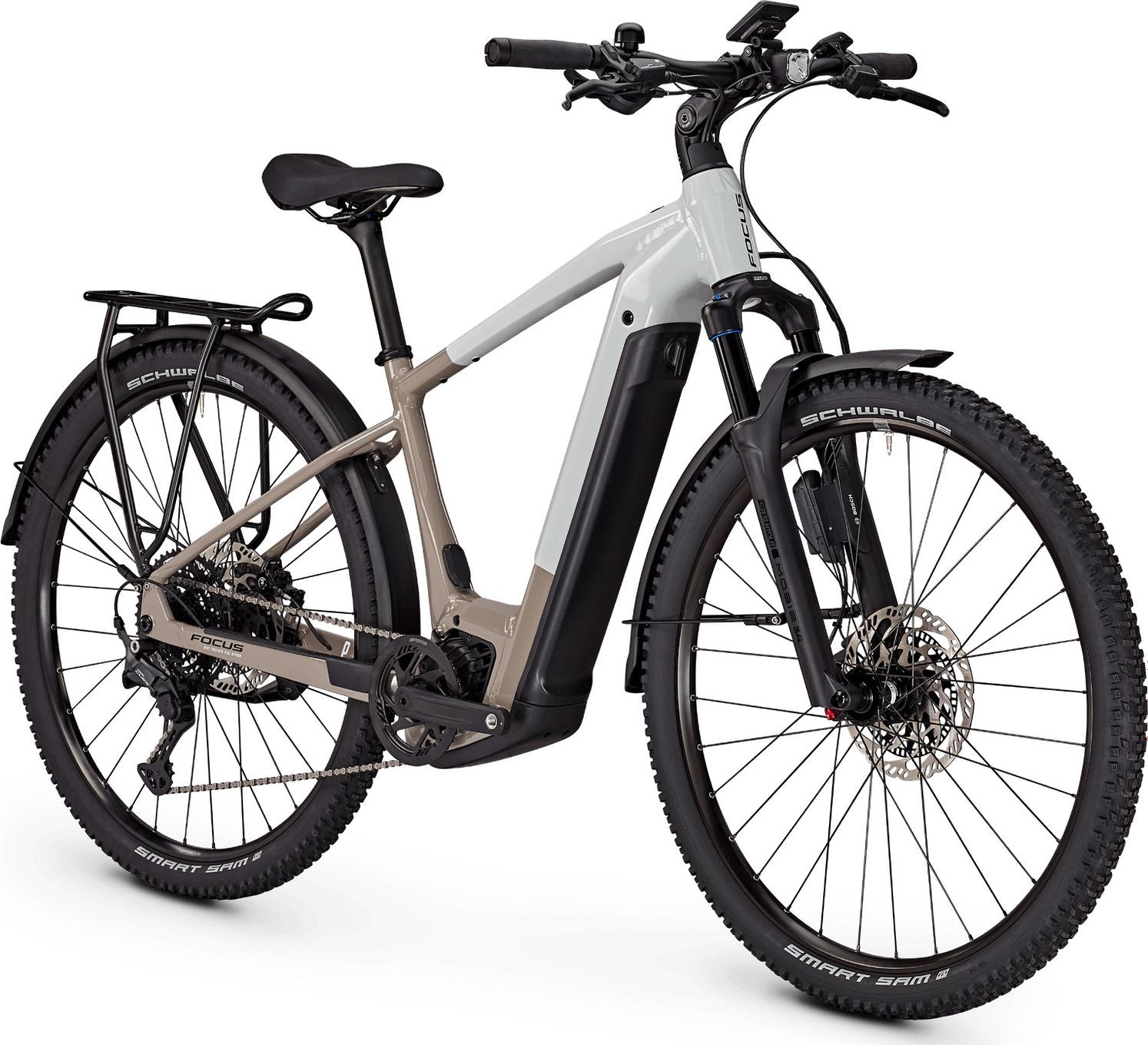 VTC Électrique Focus Planet² 6.8 ABS Shimano Cues 10V 625Wh 29'' Gris