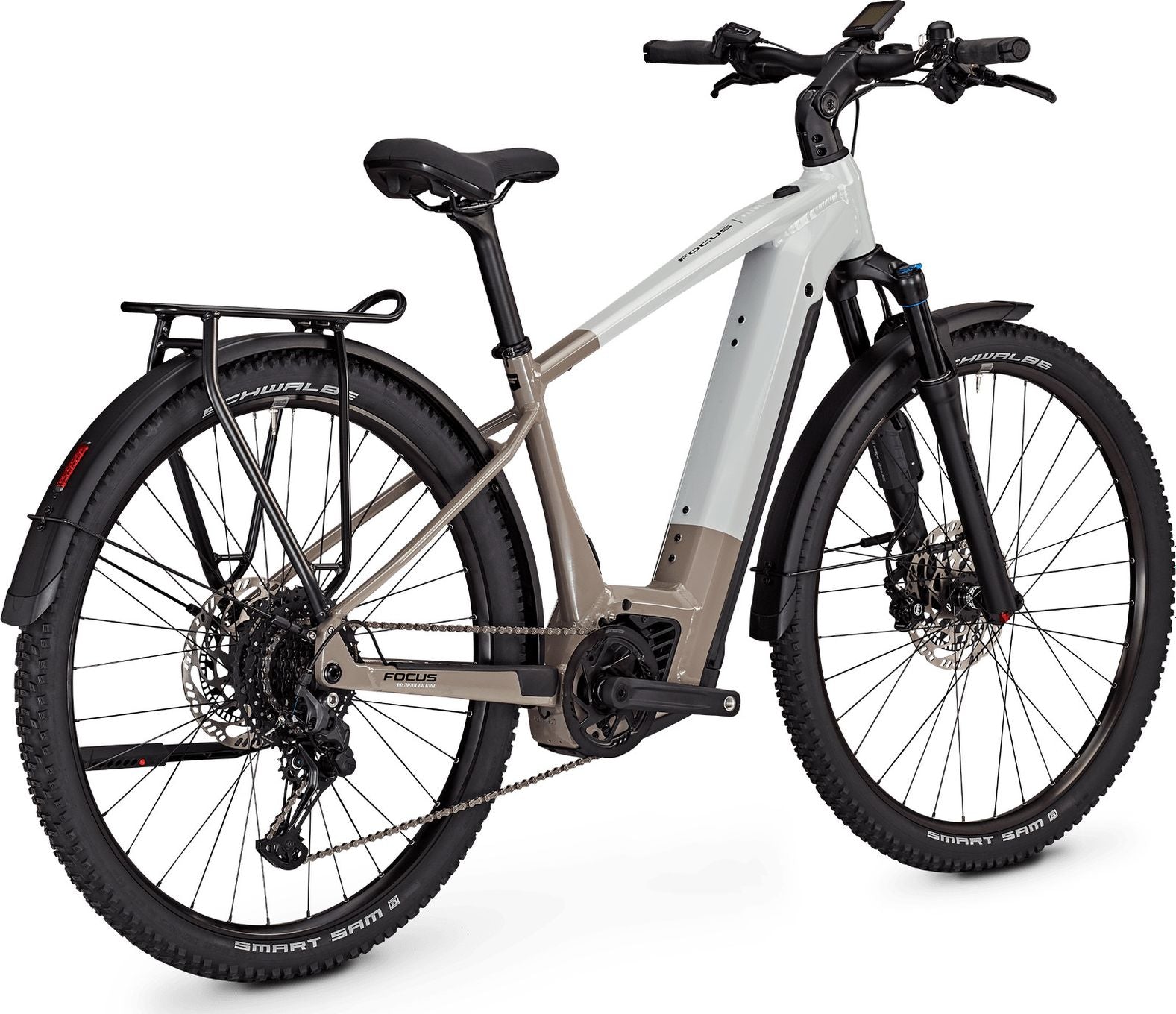 VTC Électrique Focus Planet² 6.8 ABS Shimano Cues 10V 625Wh 29'' Gris