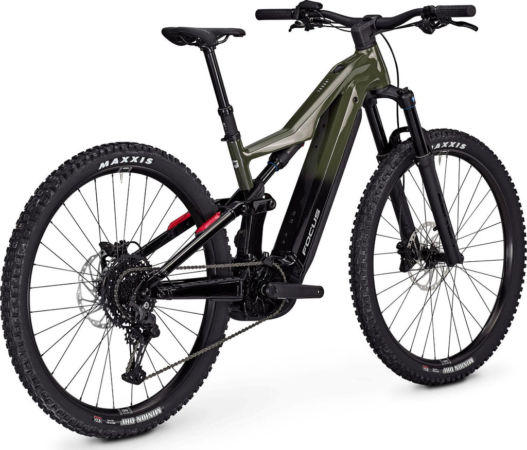 VTT Électrique Tout-Suspendu Focus Thron² 6.7 Shimano 10V 800Wh Bosch 120 Nm 29'' Vert/Noir 2025