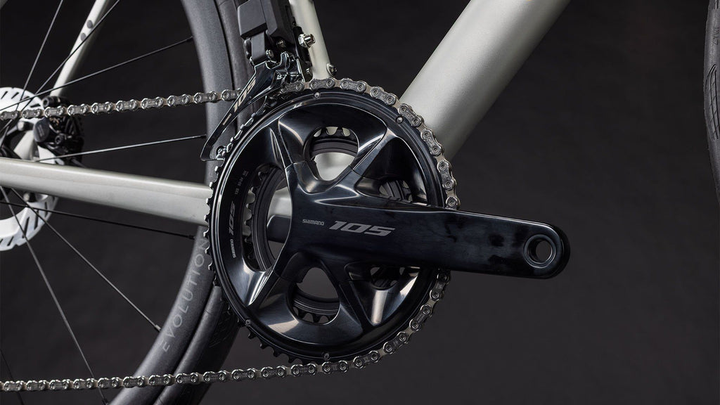 Vélo de Route Cube Attain C:62 SLX Shimano 105 Di2 12V 700 mm Gris Sleek 2026