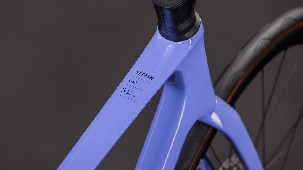Vélo de Route Cube Attain C:62 SLX Shimano 105 Di2 12V 700 mm Violet Lucid Lilac 2026