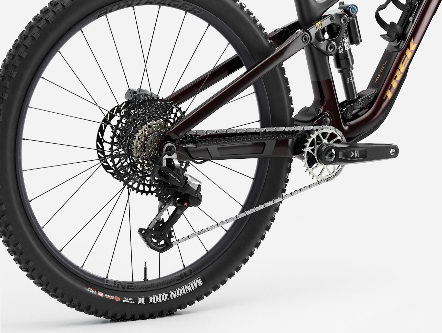 VTT Tout-Suspendu Trek Fuel EX 9.8 90 Sram 12V 29'' Rouge Gén. 7