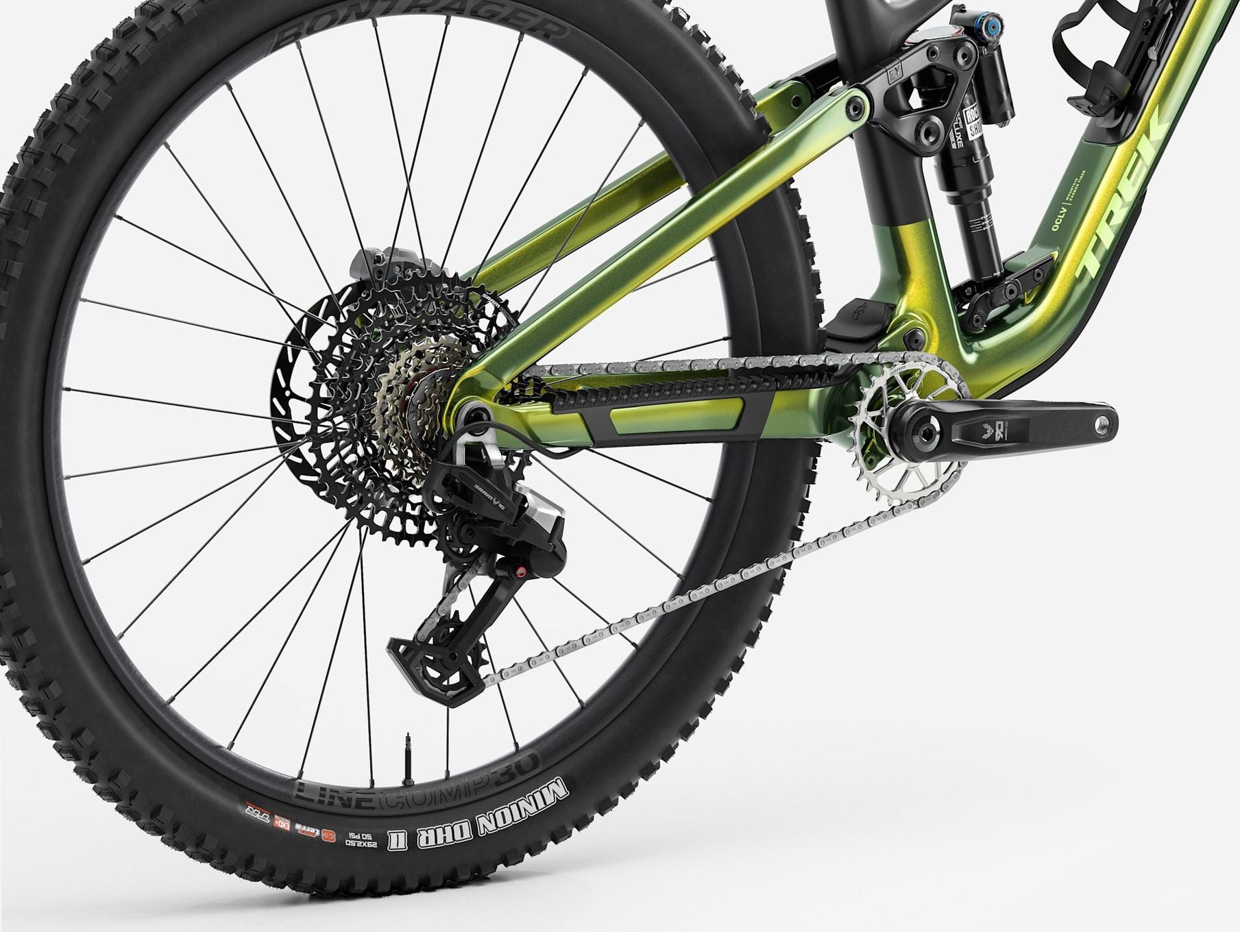 VTT Tout-Suspendu Trek Fuel EX 9.8 90 Sram 12V 29'' Vert Gén. 7