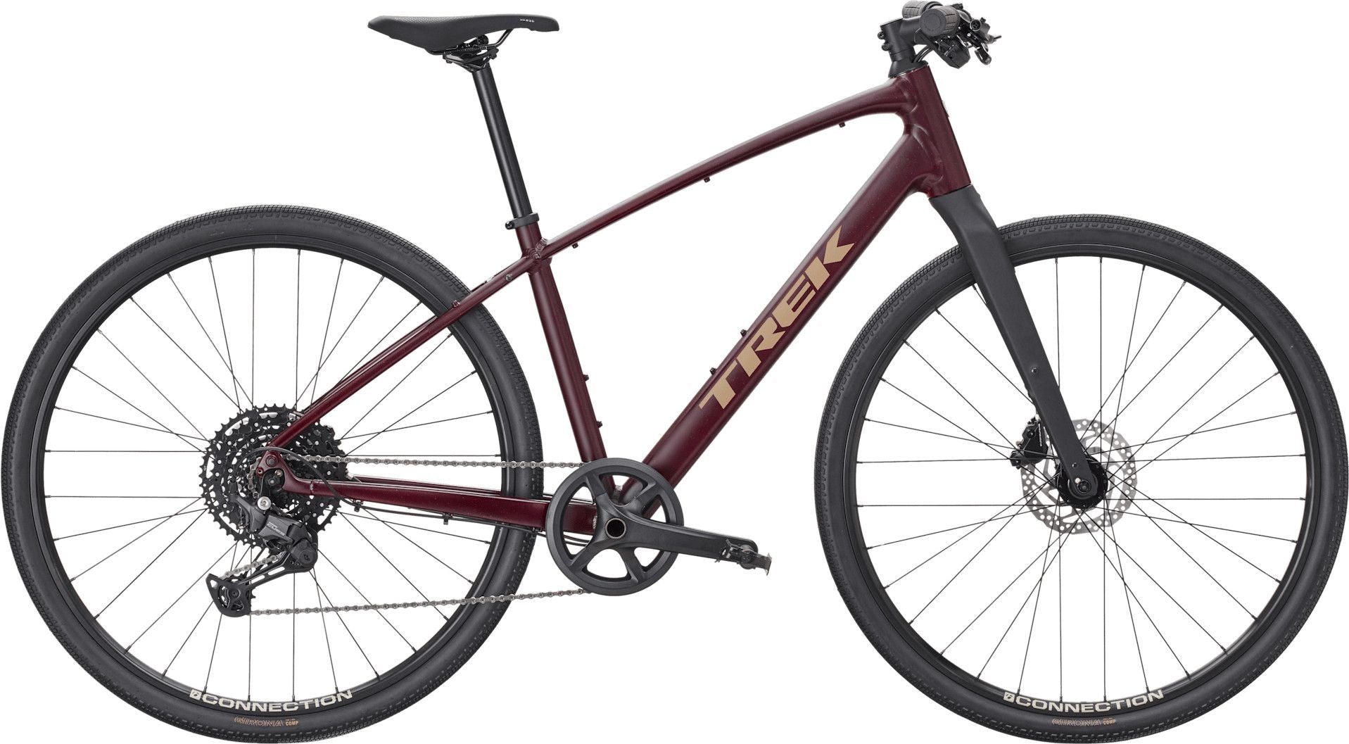 Vélo Fitness Trek FX Sport AL 3 Shimano Cues 10V 700 mm Rouge 2026