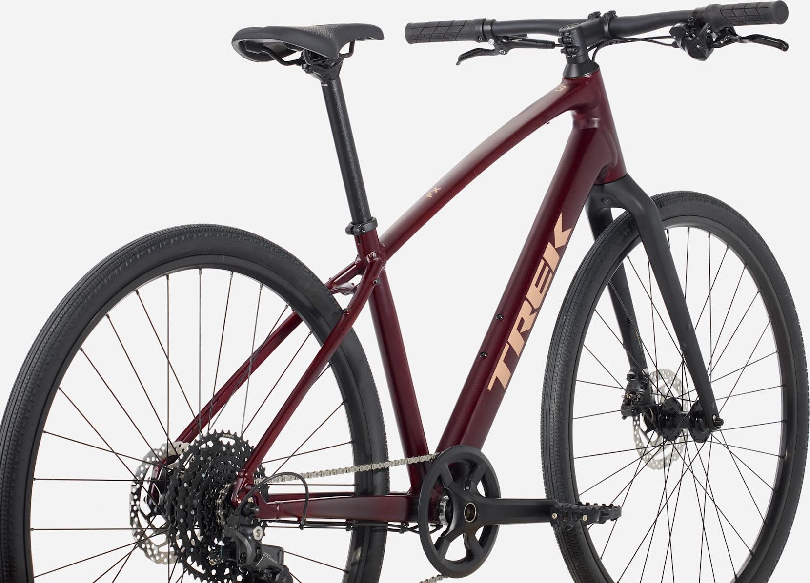 Vélo Fitness Trek FX Sport AL 3 Shimano Cues 10V 700 mm Rouge 2026