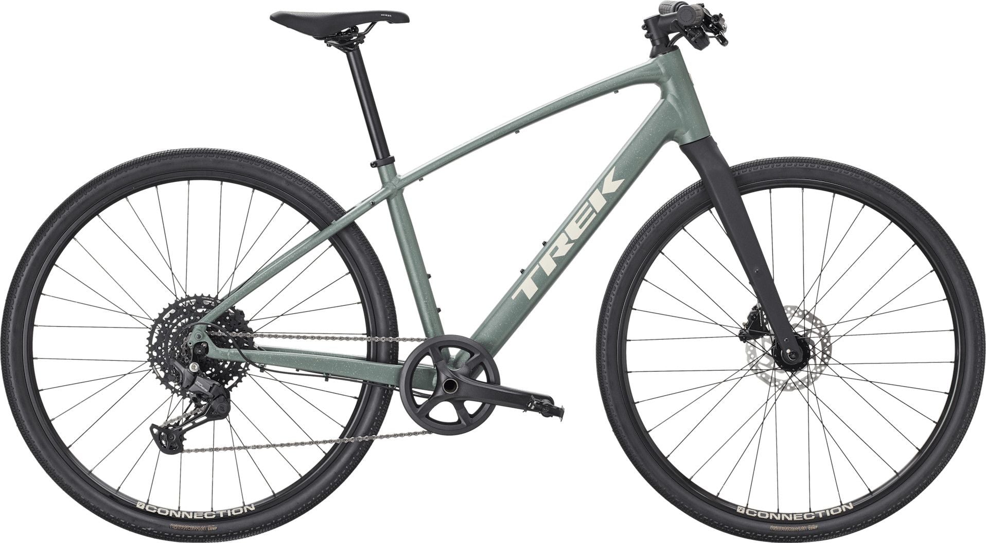 Vélo Fitness Trek FX Sport AL 3 Shimano Cues 10V 700 mm Vert 2026